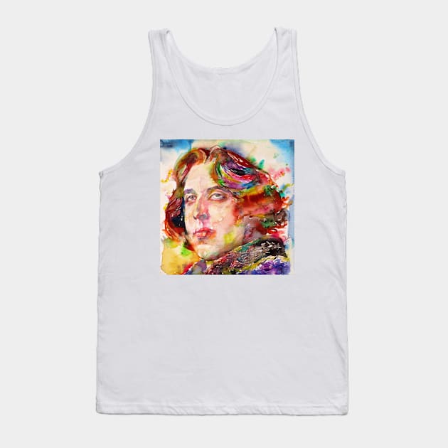 OSCAR WILDE watercolor portrait .15 Tank Top by lautir